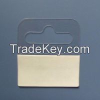 Sell PP adhesive hang tab, easy tab, plastic sticker(P-455025B)