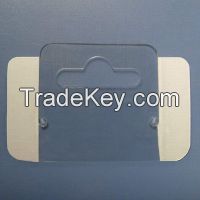 PVC/PET folding box packing hang tab