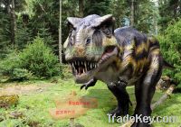 artificial lifelike dinosaur for park equipment