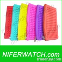 Sell Fashion colorful zipper silicon bag