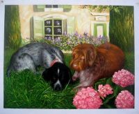 Pet Portrait Painting from Photograph