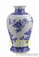 Sell chinese white and blue porcelain vase