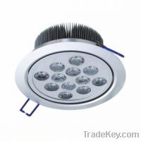 Sell $12.00/pcs Round LED Down Light 12W with CE RoHS Certificate