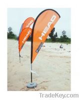 Sell high quality beach flag WBF01