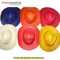 Sell straw hat, straw cowboy hat, lady straw hat