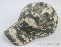 Sell cotton digital camo velcro cap