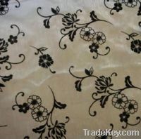 Sell Organza Fabric with Flock Pattern for wedding and gift packing