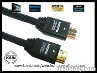 Sell Hdmi to hdmi cable 108/0p 24k gold plated design for you.