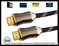 Sell Hdmi to hdmi cable mental shell with 24k gold plated connectors.