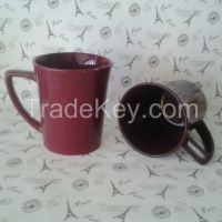 coffee ceramic mug // bone china trumpet mug ceramic mug for sale