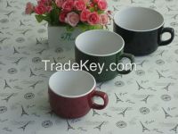cup with saucer / ceramic cup hot sale high quality