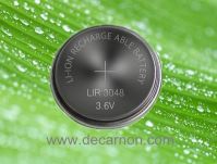 Sell  LIR3048 Rechargeable Li-ion Battery/ Button Cells