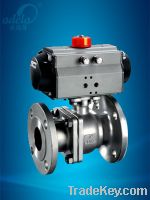 Sell pneumatic flanged ball valve
