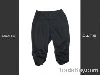 Sell Woman Black Summer Slim Style Middle Pant 05122025