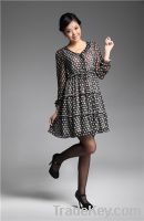 Sell Women Fashion Drawstring Long Sleeve Dress06123077