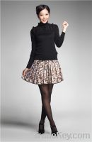 Sell Women Fashion Black Stringy Selvedge Knitwear16123022