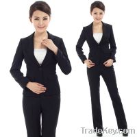 freeship!women autumn black business suit(coat&pants)