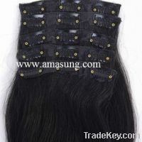 Sell Clip in hair extensions with 3 clips