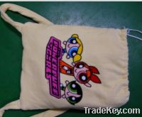 Sell 100% cotton velour reactive printing beach towel bag