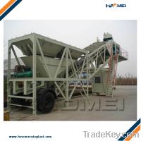 Mobile Concrete Batching Plants YHZS75 With High Quality