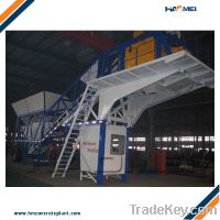Easy To Operate Mobile Concrete Batching Plant YHZS25