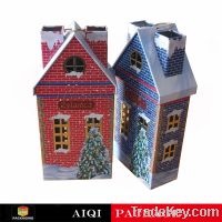 Christmas House Tin Box
