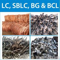 Get LC, SBLC, BG & BCL for Metal Scrap Importers & Exporters