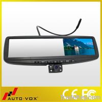 Sell 4.3" rearview mirror car monitor with DVR/reverse camera