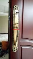 Decorative Gold Zamak Door Handles For Front Door