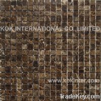 Sell marble mosaic-Dark Empredor polished