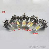 Sell H4 6W Car LED Front Headlights High Low Light Fog Bulb Light Lamp