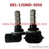 Sell 880 881 led fog lamp light bulb 881 plug 13led flashing fog light