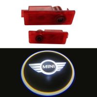 Car LED Door Light with Logo For Bmw Mini  no drill plug and play