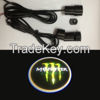 LED Car Welcome door laser projector Logo Shadow light for monster ene