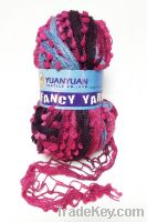 fancy yarn for hand knitting  bet yarn with granules