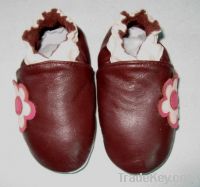 Sell Red Color Baby Leather Shoes