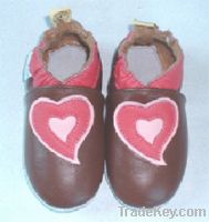 Sell Chocolate Color Baby Leather Shoes