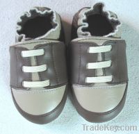Sell Chocolate Color Baby Leather Shoes , Infant Shoes