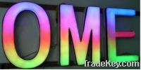 Sell Acrylic channel letter with front RGB lighting