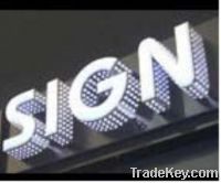Sell Acrylic luminous letter with side mesh