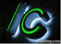 Sell Acrylic channel letter with front and back LED lighting