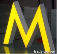 Sell Resin channel letter with front LED lighting