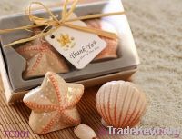 Seashell & Starfish Salt and Pepper Shakers Wedding Favor