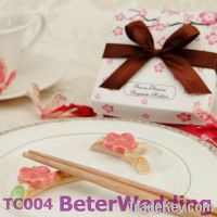 Cherry Blossom Chopsticks Holder party gift Wedding favor@BeterWedding