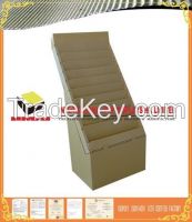 Expanding Shoe Cases K3 Flute Corrugated Floor Display Unit With 350g CCNB