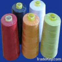 Sell 100% Polyester Sewing Thread Color Cone Plastic 5000yards