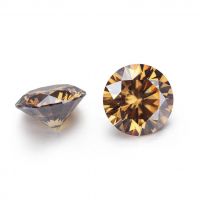 loose moissanite vivid brown round cut - Clarity -VVS1  Carat-1.00ct_6.80mm price