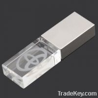 Sell Crystal USB Flash Memory High Quality for Business Gift