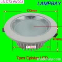Sell 7W LED recessed lamp LED ceiling light free shipping