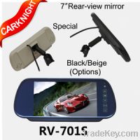 Sell Low price 7 car tft lcd rear view mirror car monitor